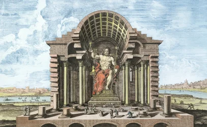 La statua di Zeus Olimpico di Fidia, tavola 5 da 